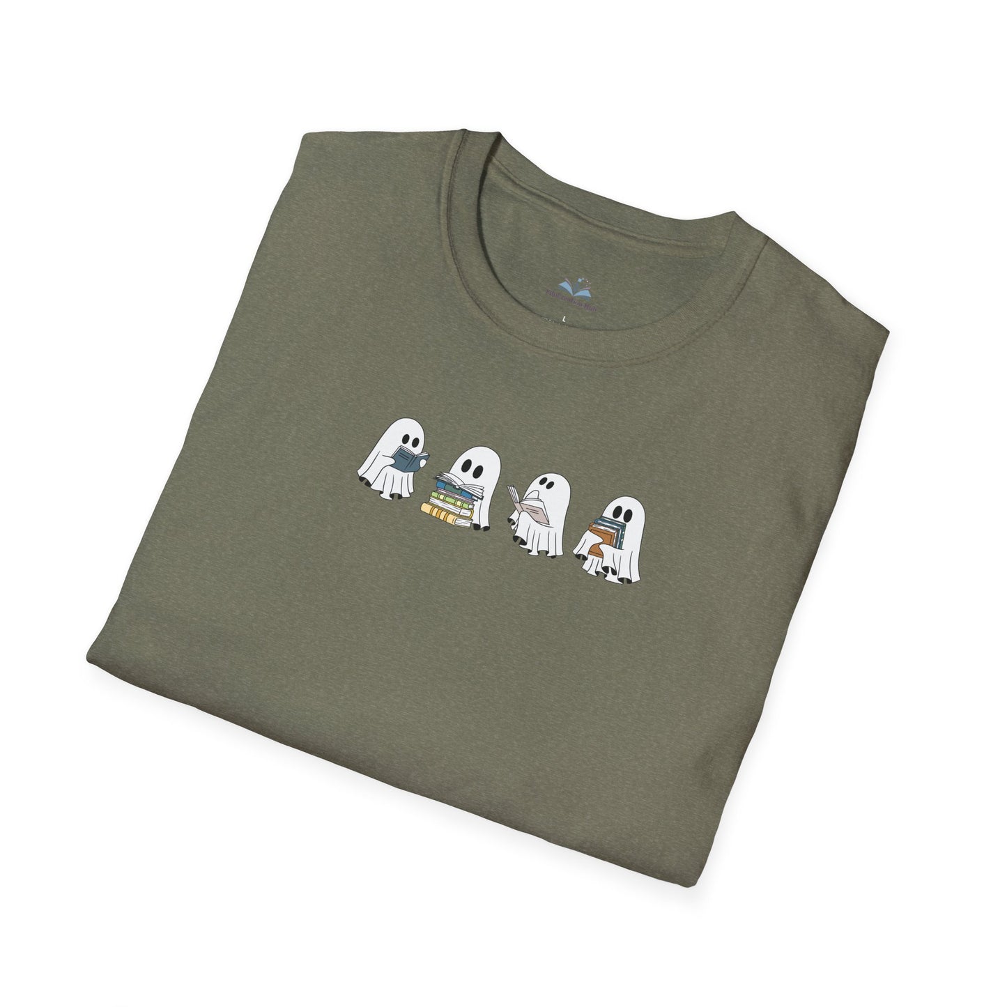 Ghost Readers T-Shirt – Cute Halloween Reading Shirt for Teachers & Reading Specialists – Book Lover Ghost Tee