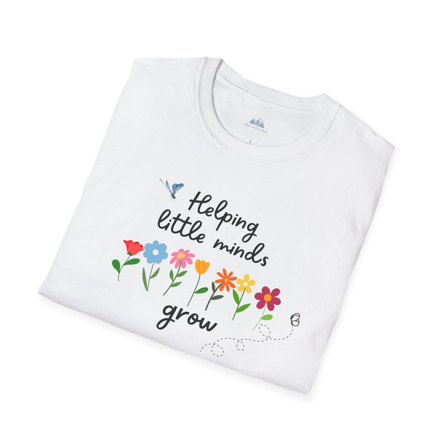 Helping Little Minds Grow Teacher T-Shirt – Back to School Shirt for Educators