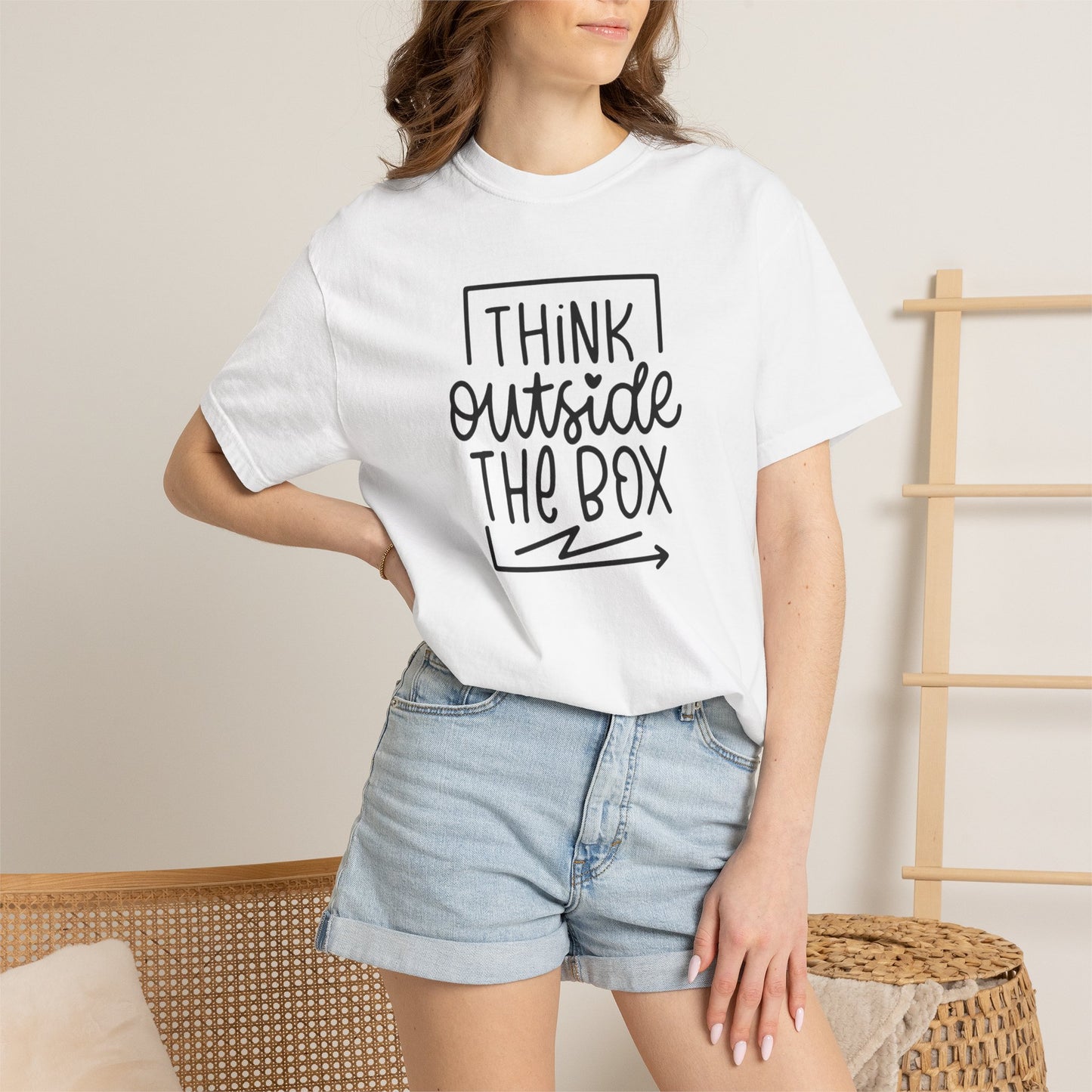 THINK OUT OF THE BOX TEE