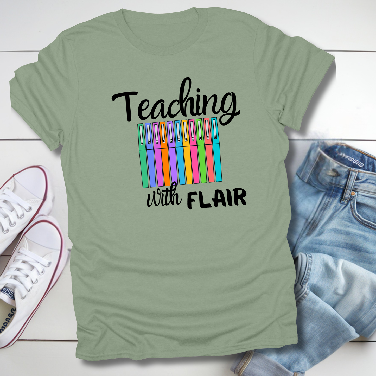 TEACHING WITH FLAIR TEE